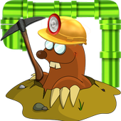 Brain Game Gold Miner Pipes icon
