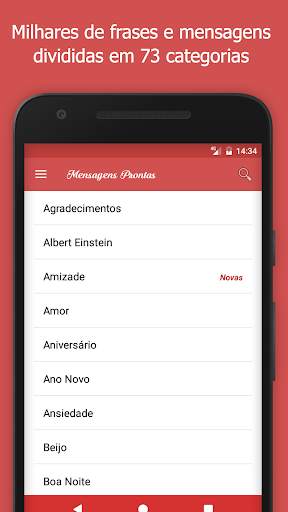 Mensagens Prontas, frases, status e legendas screenshot 1