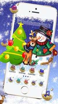 Christmas Snowman Launcher Theme Live Wallpapers screenshot 1