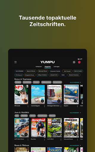 YUMPU Magazine & Zeitschriften screenshot 20