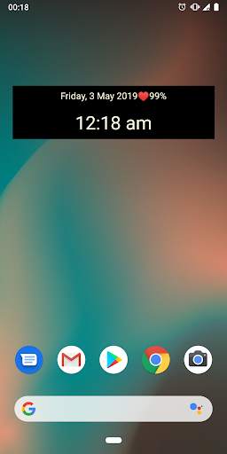 Nanji Clock Widget 4 تصوير الشاشة