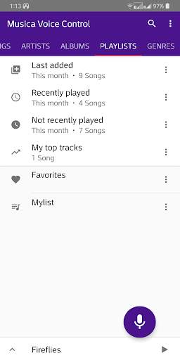 Musica Voice Control Player screenshot 3