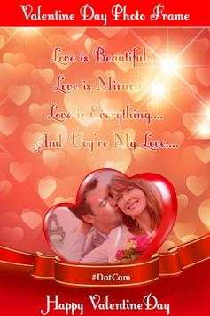 Valentine Day Photo Frame 1 تصوير الشاشة