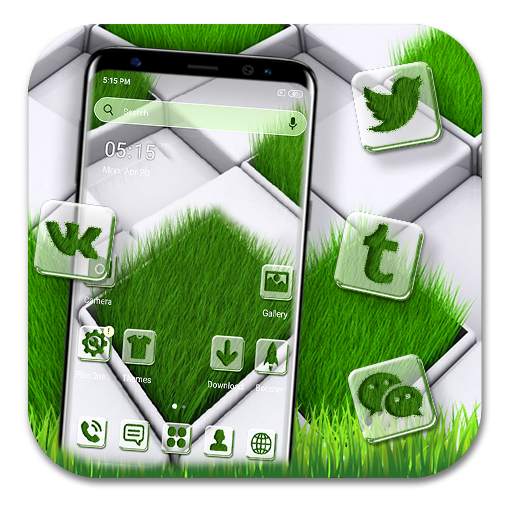 Grass Lawn 3D Tiles Theme 2.0.3