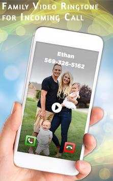 Family Video Ringtone for Incoming Call screenshot 2