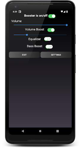Volume Booster, Equalizer and Bass Boost for Music screenshot 2
