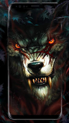 Blood King Wolf Live Wallpapers screenshot 1