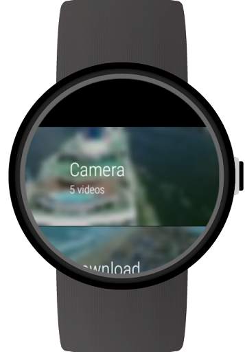 Video Gallery for Wear OS (Android Wear) स्क्रीनशॉट 3