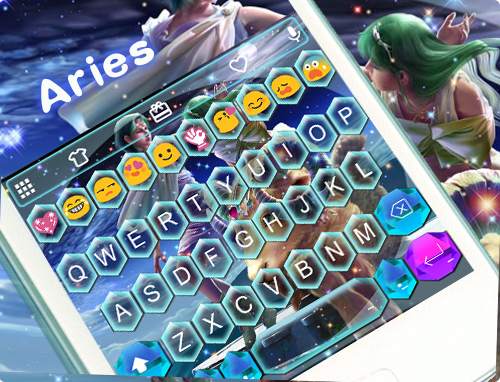 Aries Emoji Keyboard Theme स्क्रीनशॉट 7