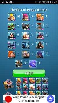 Clash Army Planner screenshot 1