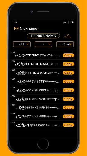 FF Name Creator - Nickname Generator For Games screenshot 5
