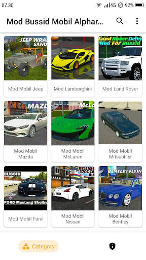 Mod Bussid Mobil Alphard Ceper screenshot 8