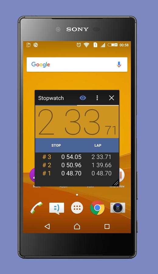 Stopwatch Lite Small App screenshot 9