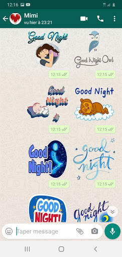 Good Night Sticker For Whatsapp screenshot 4