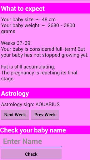 Pregnancy calculator screenshot 4