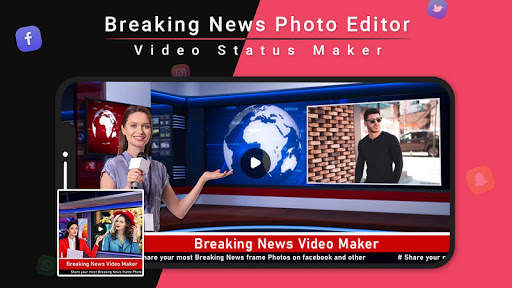 Breaking News Video Maker - Breaking Photos Maker screenshot 7