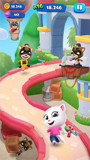 Talking Tom Blast Park screenshot 2