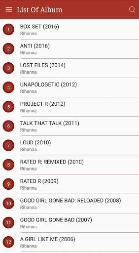 All Rihanna Songs Lyrics screenshot 3