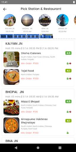 Zoop - Order Food in Trains screenshot 3