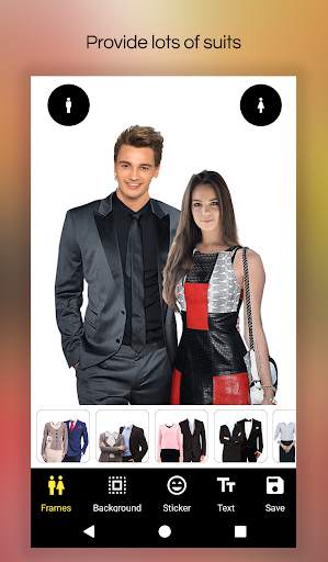Couple Photo Suit Editor screenshot 2