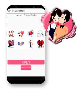 Love And Couple Stickers - WAStickerApps screenshot 2