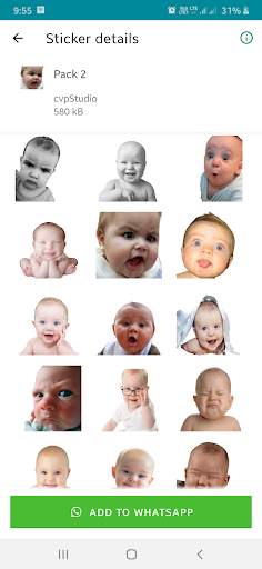 WAStickerApps : New Baby Stickers for WhatsApp screenshot 2