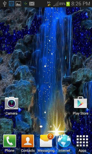Magic Blue Fall LWP скриншот 2