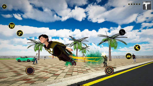 Super Speed Flying Hero Games : Rescue Survival screenshot 4