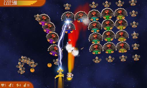 Chicken Invaders 4 Thanksgivin скриншот 2
