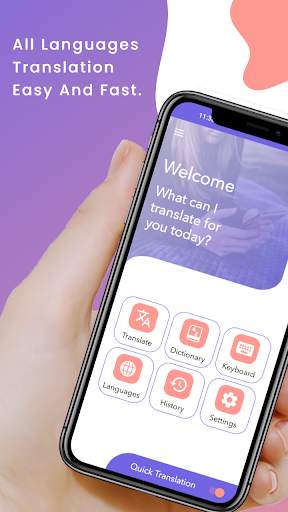 Chat translator keyboard, Scan files Translator screenshot 1