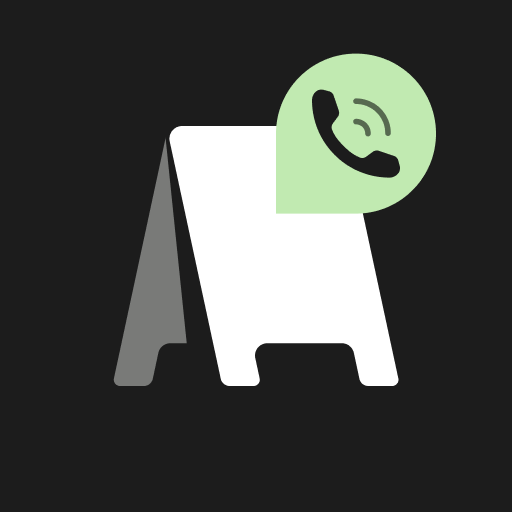 Chalkboard: Second phone number for business أيقونة