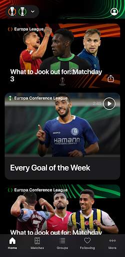 UEFA Europa League Official screenshot 1