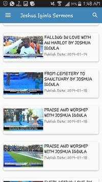 Joshua Iginla Sermons screenshot 4