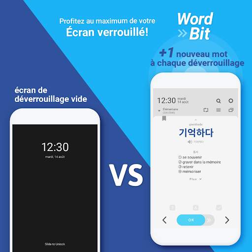 WordBit Coréen (mémorisation automatique ) screenshot 1