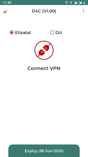 D4C VPN screenshot 1