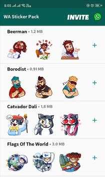 10 Sticker Pack for Whatsapp : WAStickerApps screenshot 1