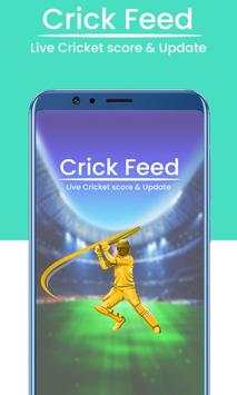 Crick Feed – Live Cricket score & Update screenshot 1
