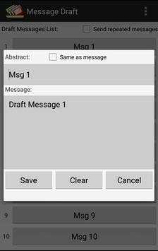 Message Draft screenshot 2