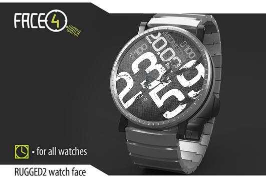 RUGGED2 Watch Face स्क्रीनशॉट 1
