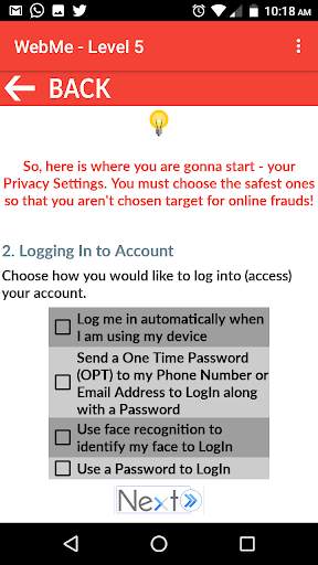 WebME - The CyberSecurity Game screenshot 7