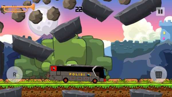 Police Bus Hill Climbing Simulator 2017 screenshot 1