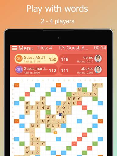 Rackword - Online word game скриншот 14