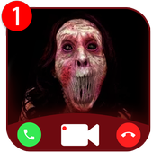fake caller from scary creepy / video chat - prank icon