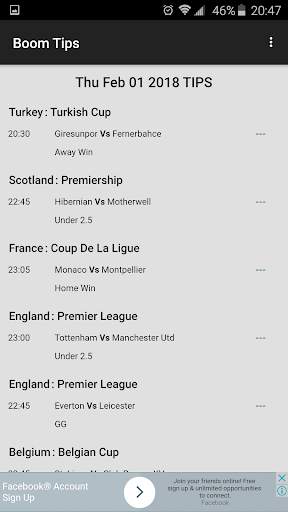 BoomTips Betting Slip Generator screenshot 1