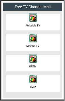 Free TV Channel Mali स्क्रीनशॉट 1