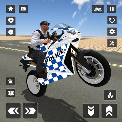 Police Stunt Bike Simulator 5