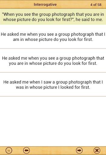Grammar : Reported Speech Lite screenshot 11
