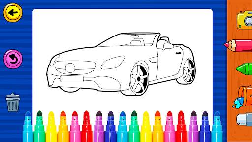 Learn Coloring & Drawing Car Games for Kids screenshot 6
