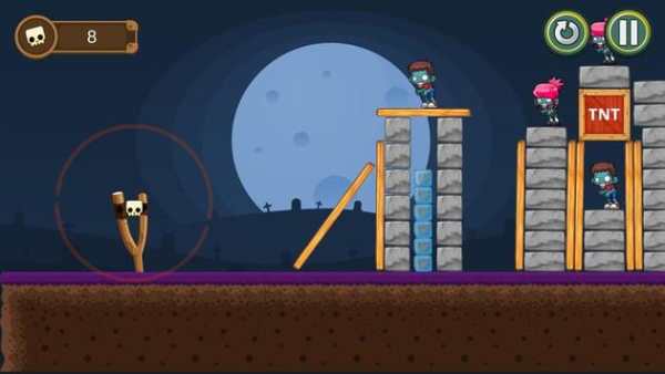 Angry Zombie Birds स्क्रीनशॉट 3