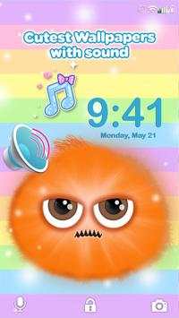 Layar Kunci Fluffy 😍 Bola Berbulu Pengunci Layar screenshot 5